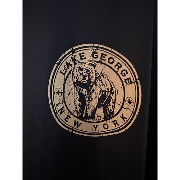 Lake George New York Performance Blue Shirt Mens Small - Picture 4 of 4